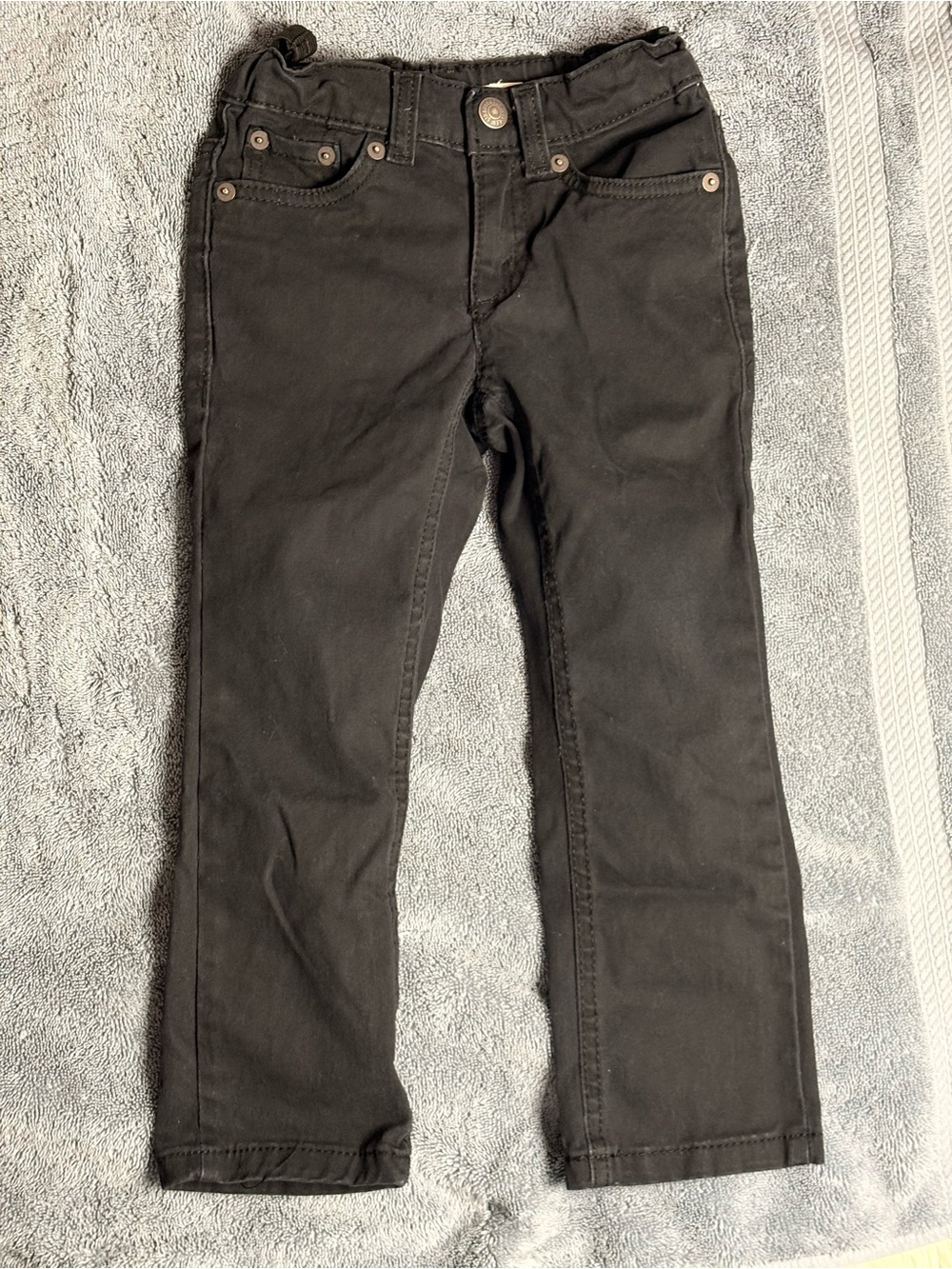 Toddler boy Black Jeans — Classic Straight Leg